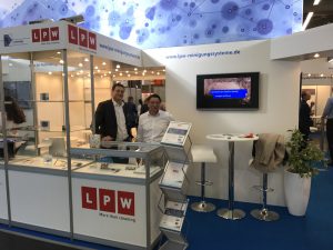 MT-Connect Messe LPW Reinigungssysteme Stand